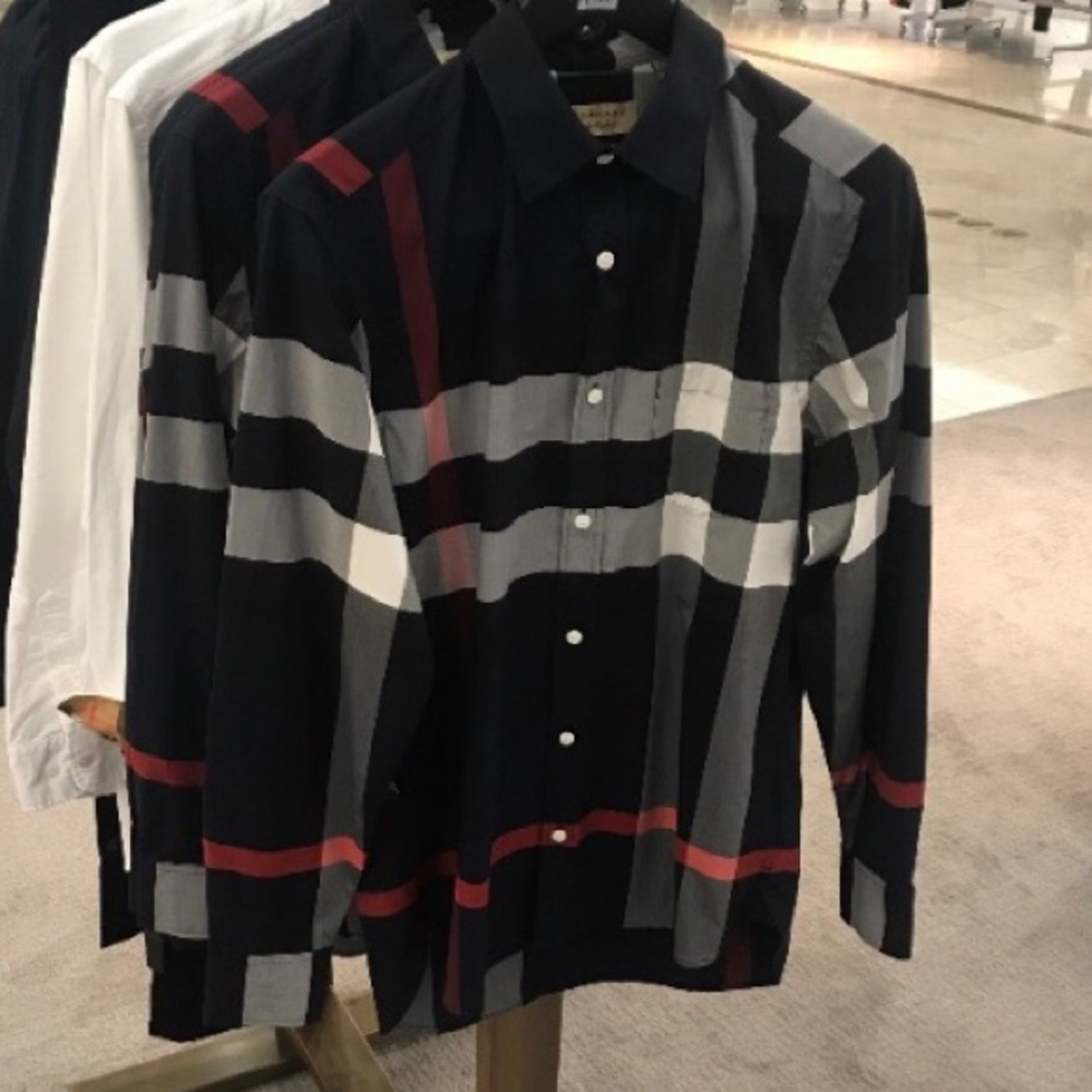 Burberry button down shirt